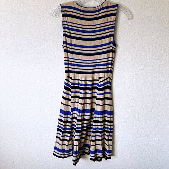 Sparrow Anthropologie Wool Blend Scoop Neck Sleeveless Fit & Flare Sweater Dress - Picture 2 of 6